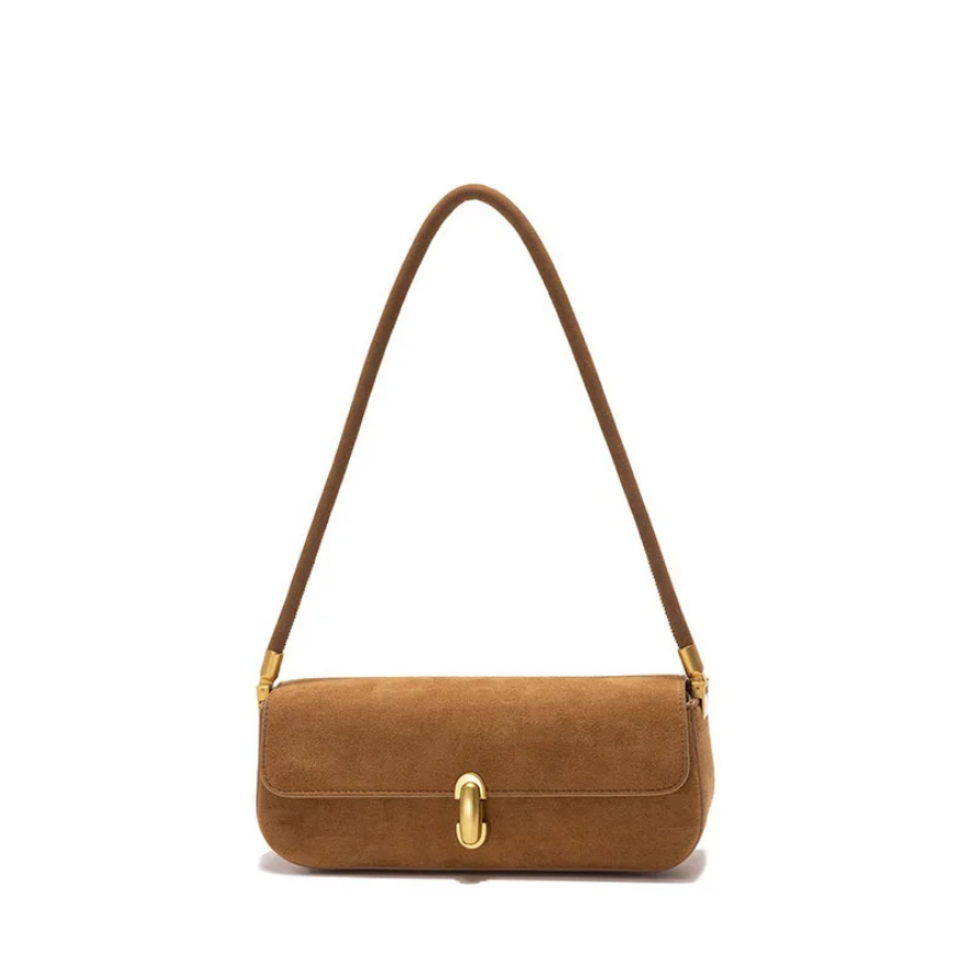 Classy Suede Shoulder Bag for Women