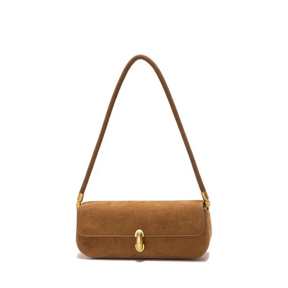 Classy Suede Shoulder Bag for Women