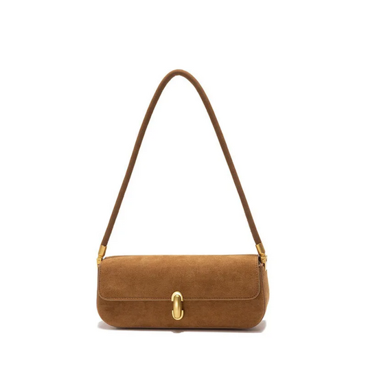 Classy Suede Shoulder Bag for Women