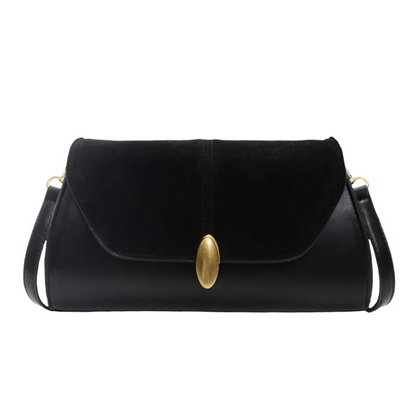 Fashion PU Shoulder Bag Stylish Vintage Crossbody Bag with Adjustable Strap