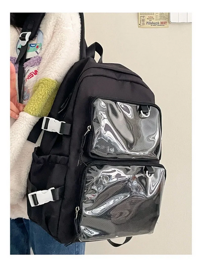 Japanese Kawaii Itabag Women's Transparent Backpack