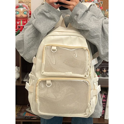 Japanese Kawaii Itabag Women's Transparent Backpack