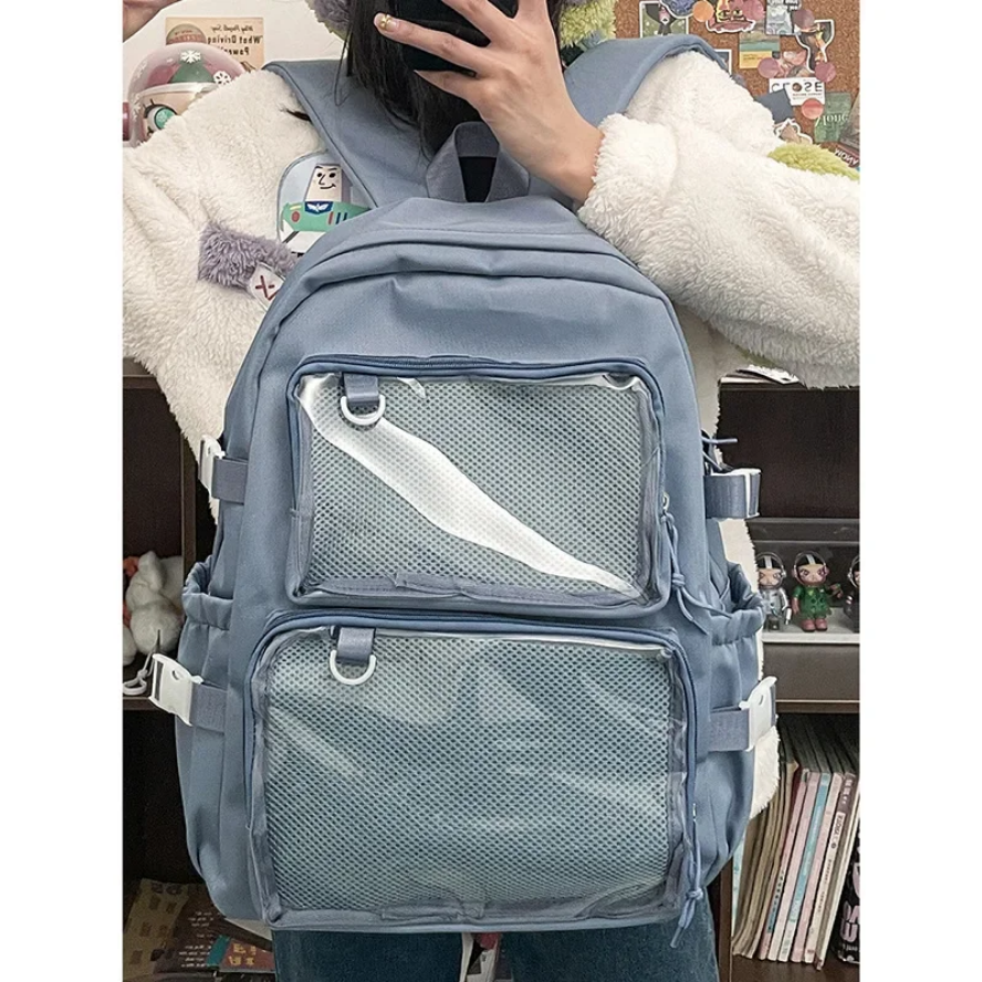 Japanese Kawaii Itabag Women's Transparent Backpack