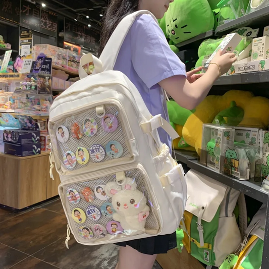 Kawaii Itabag Transparent Backpack