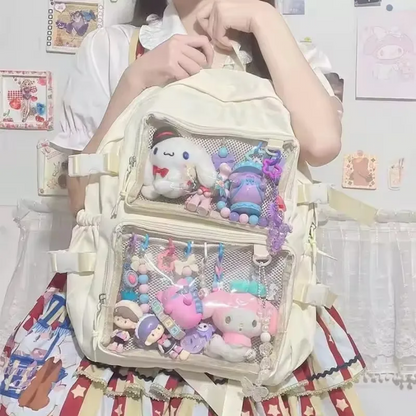Kawaii Itabag Transparent Backpack