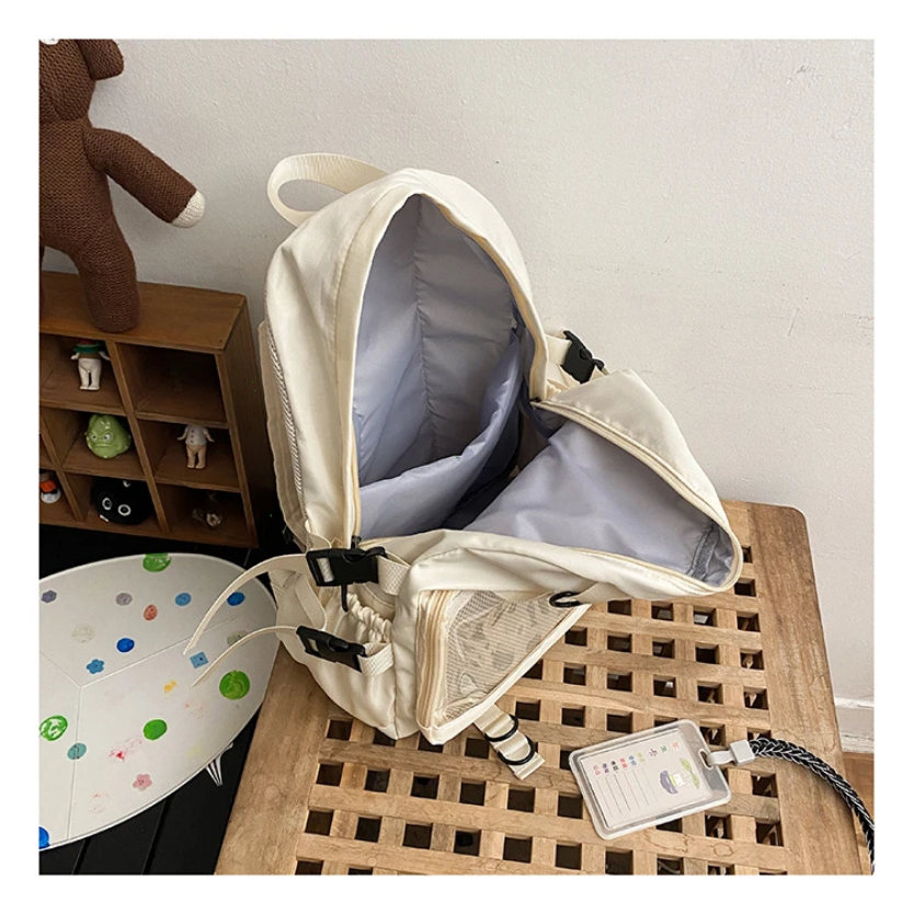 Itabag Kawaii Backpack Transparent Love Heart JK Backpack for Women