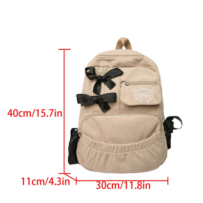 Korean Bow Backpack for Students