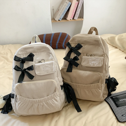 Korean Bow Backpack for Students