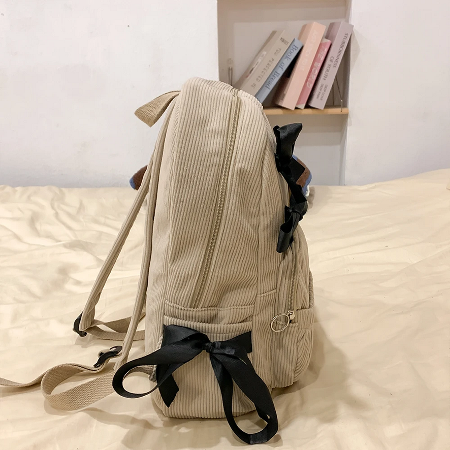 Korean Bow Backpack for Students