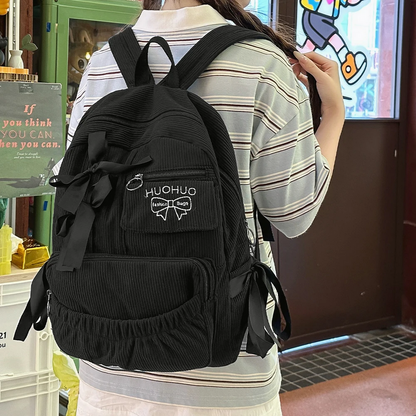 Korean Bow Backpack for Students