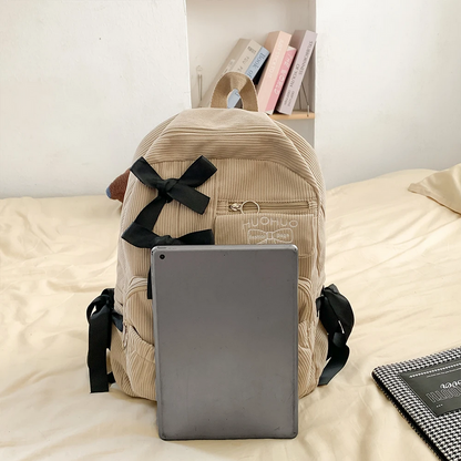 Korean Bow Backpack for Students