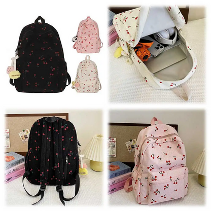 Kawaii Cherry School Bag Backpack