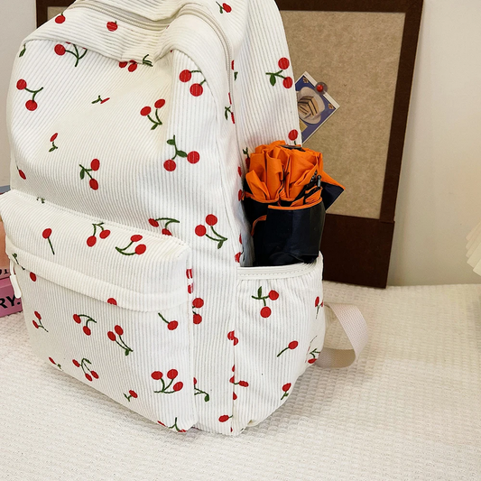 Kawaii Cherry School Bag Backpack