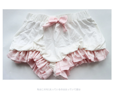 Bowknot Lace Top Lolita Cute Girl Kawaii Lingerie Set