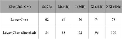 Skeleton Hand Gold Rivet Black Push Up Bra