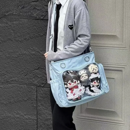 Harajuku Kawaii Transparent Y2K Backpack Crossbody Bag