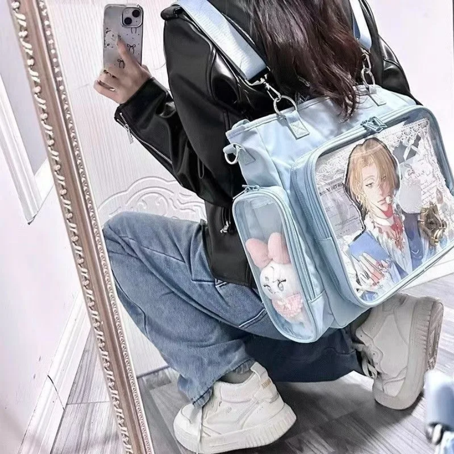 Harajuku Kawaii Transparent Y2K Backpack Crossbody Bag
