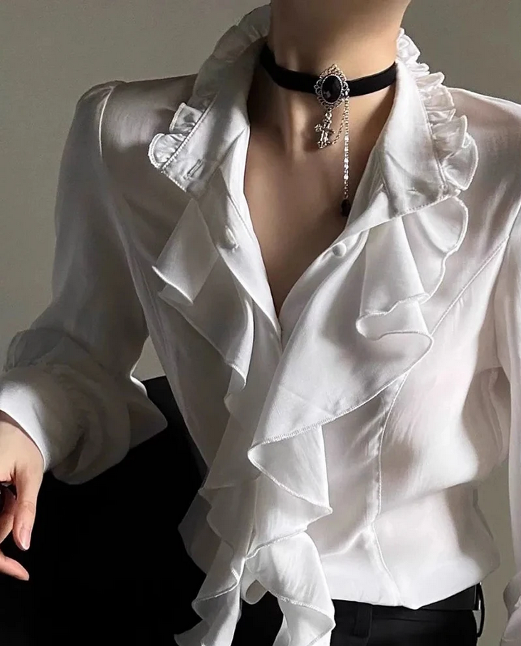 Victorian Gothic Lantern Sleeve Blouse