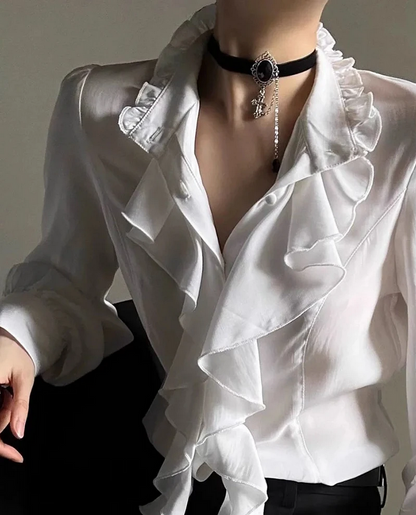 Victorian Gothic Lantern Sleeve Blouse