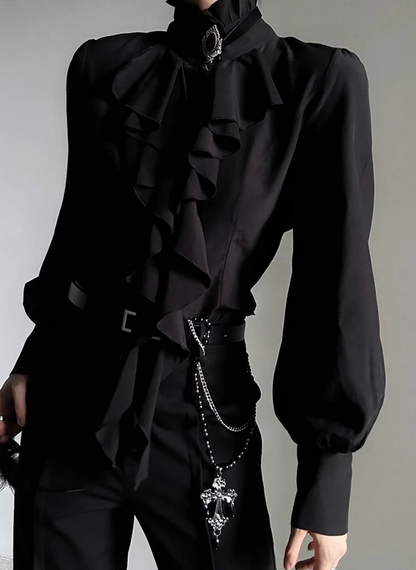 Victorian Gothic Lantern Sleeve Blouse