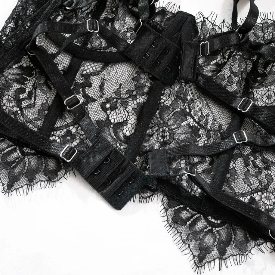 Sexy Black Lace Lingerie Set