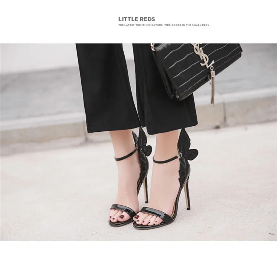 Magical Butterfly Wing Rose Gold Heels