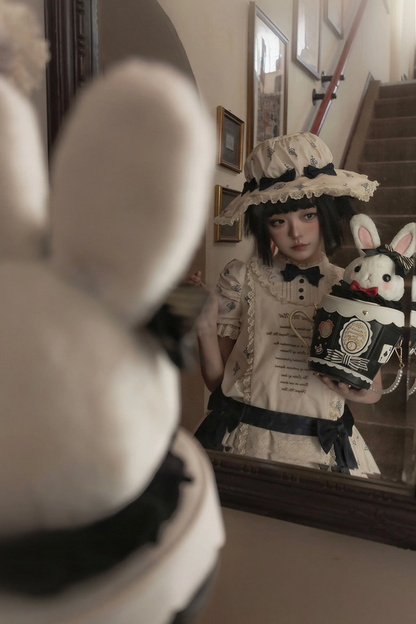 Adorable Bunny in Teacup Crossbody Bag - Lolita Style