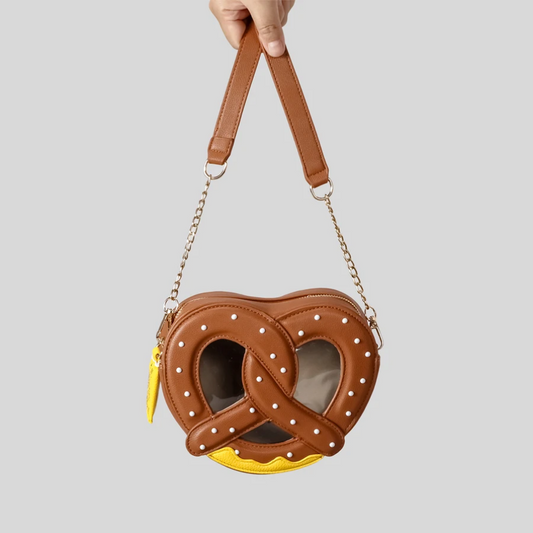 Twisted Delight Pretzel Crossbody Bag