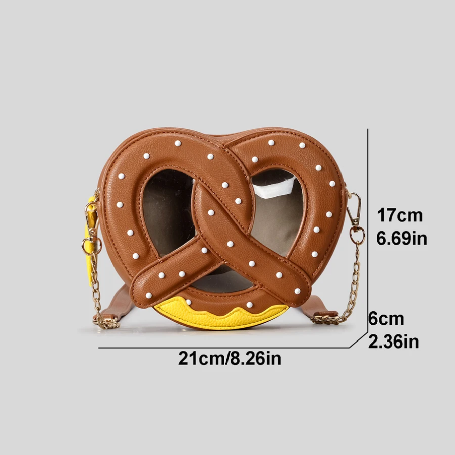 Twisted Delight Pretzel Crossbody Bag