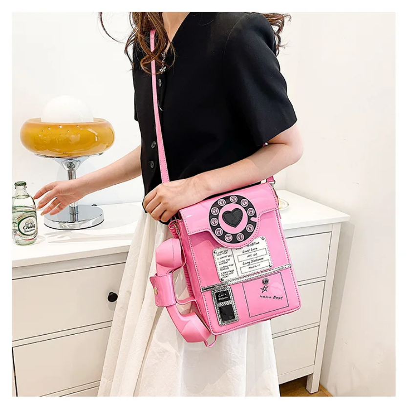 Ring Me Up Vintage Telephone Crossbody Bag