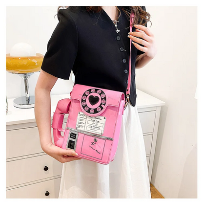 Ring Me Up Vintage Telephone Crossbody Bag