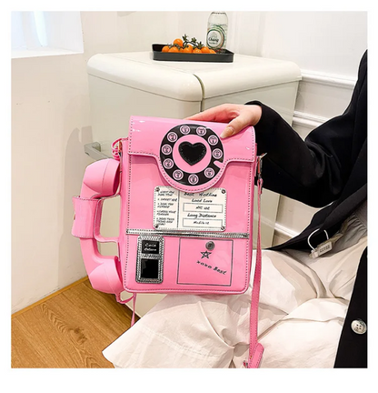 Ring Me Up Vintage Telephone Crossbody Bag