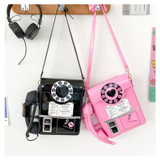 Ring Me Up Vintage Telephone Crossbody Bag