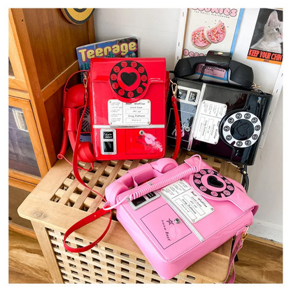 Ring Me Up Vintage Telephone Crossbody Bag