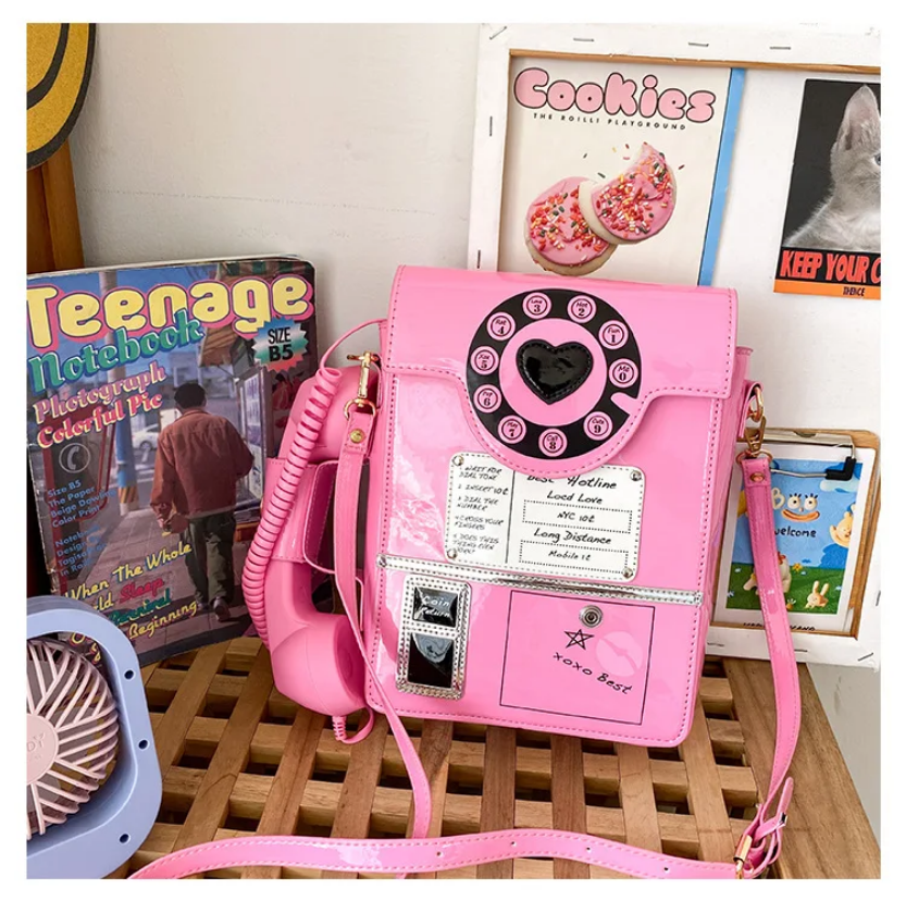 Ring Me Up Vintage Telephone Crossbody Bag