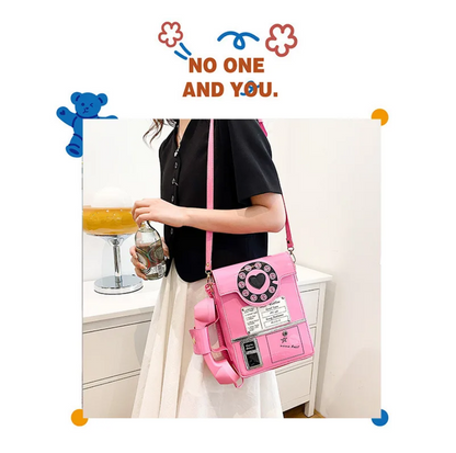 Ring Me Up Vintage Telephone Crossbody Bag
