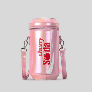 Pop of Fun Cherry Soda Can Crossbody Bag