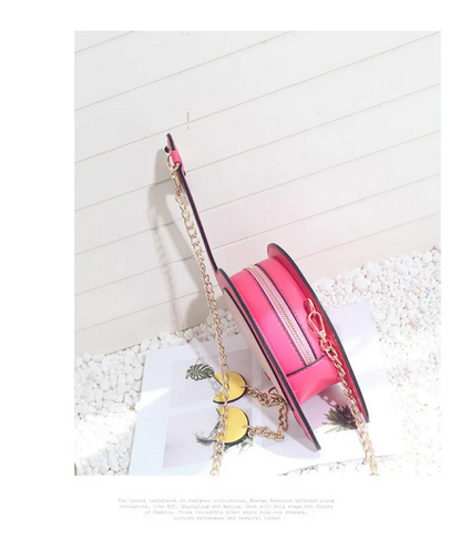 Pretty in Pink Flamingo Crossbody Bag