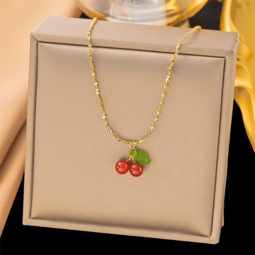 Cherry Sweet Charm Necklace