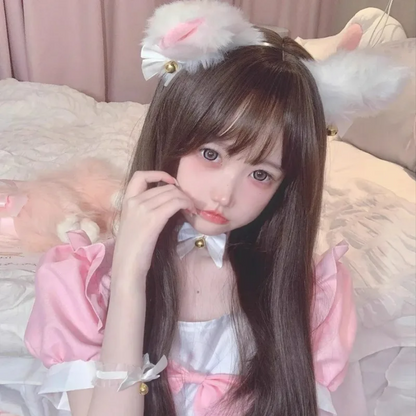 Sweet Bell Ruffle Lace Choker Necklace