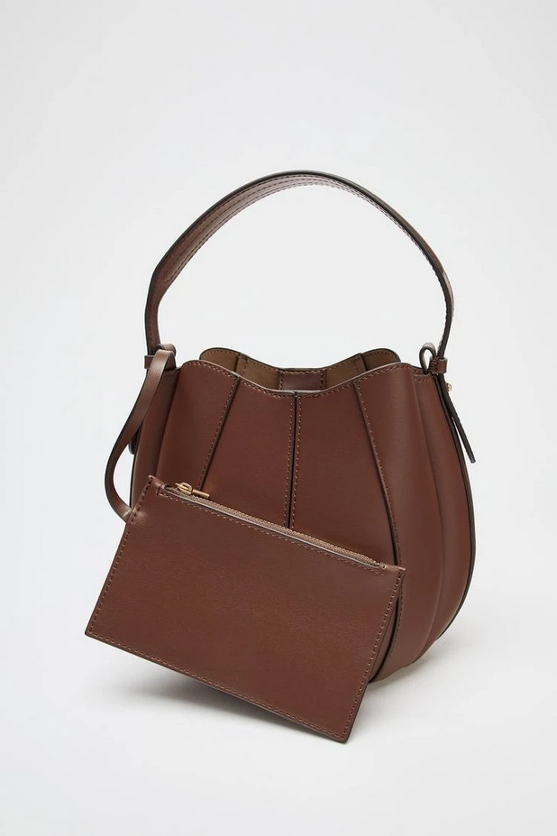 Designer Style Leather Women’s Fashion Bucket Bag