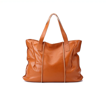 Women’s Casual Leather Shoulder Bag  Classic Luxury Handbag