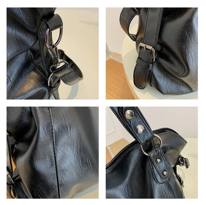 Women’s Leather Crossbody Tote Bag