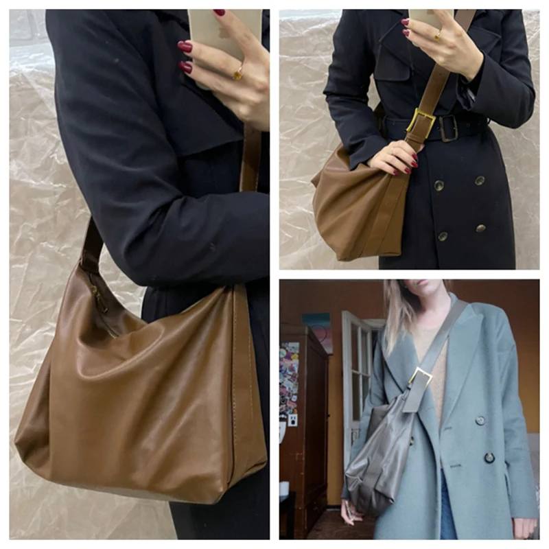 Women’s Leather Boston Shoulder Bag Fashion Casual Tote