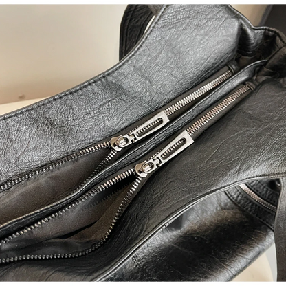 Large PU Leather Tote Bag Fashion Women’s Shoulder & Crossbody Handbag