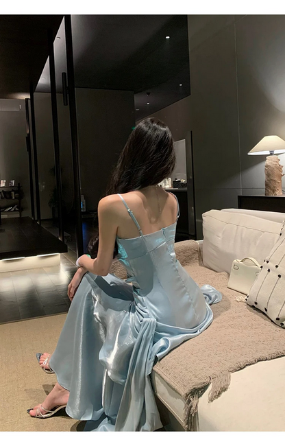 Vintage Style Women’s Spaghetti Strap Evening Dress