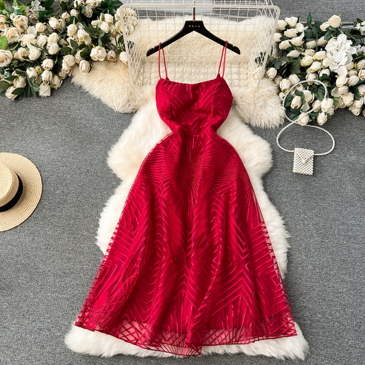 Women’s Sleeveless Chic Spaghetti Strap Dress