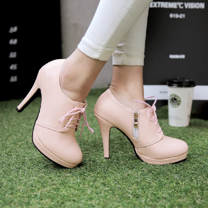 Women’s Lace Up Platform High Heels