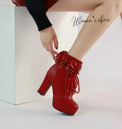 Sweet Harajuku Kawaii Lolita High Heels Boots