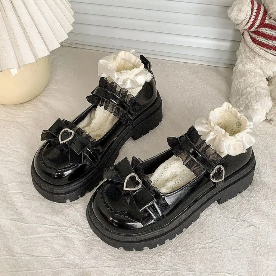 JK Loafer Pumps Japanese School Girl Lolita Platform Shoes